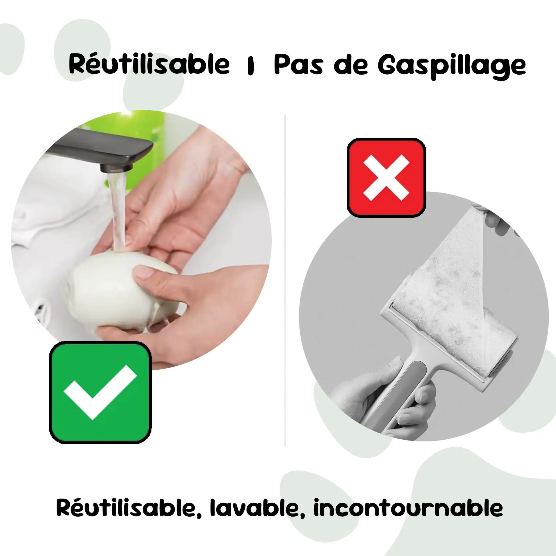 Anti - poils et peluches réutilisable - PoilGo