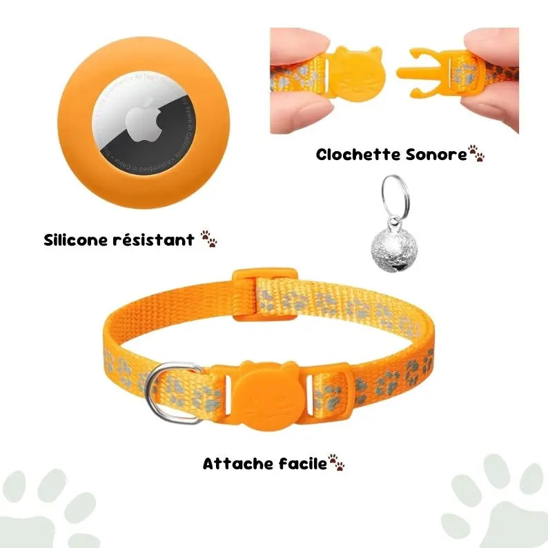 Collier Air-Tag pour chat et chien
